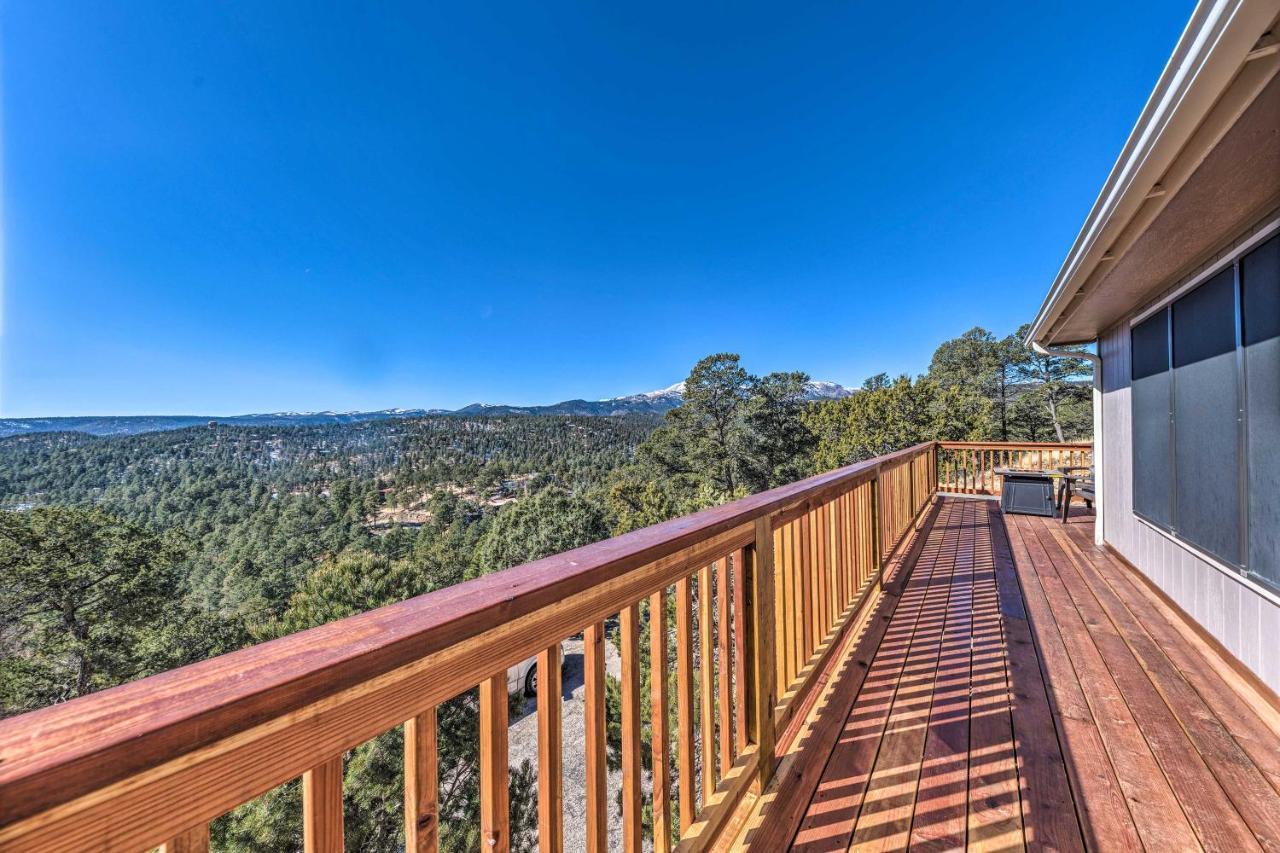 Mountains Majesty Cabin With Hot Tub And Mtn Views! Villa Ruidoso Exterior foto