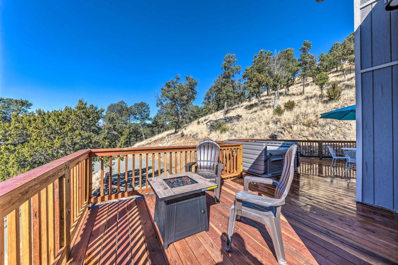 Mountains Majesty Cabin With Hot Tub And Mtn Views! Villa Ruidoso Exterior foto