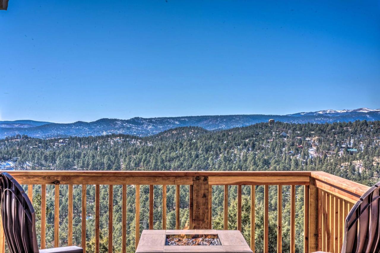 Mountains Majesty Cabin With Hot Tub And Mtn Views! Villa Ruidoso Exterior foto