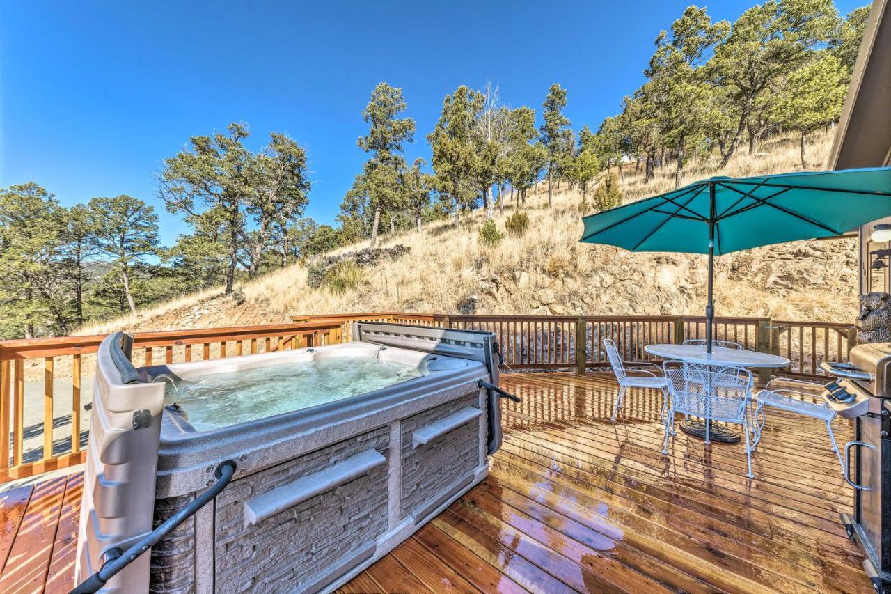 Mountains Majesty Cabin With Hot Tub And Mtn Views! Villa Ruidoso Exterior foto